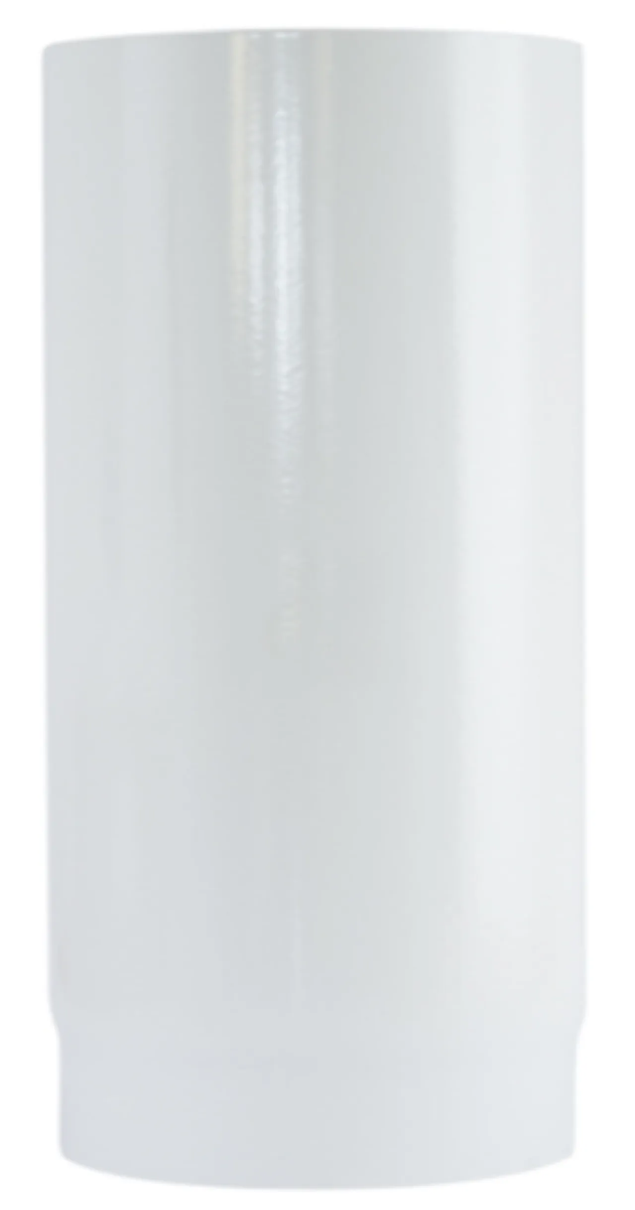 Røykrør ø150 l250 rett whe hvit emalje 2,3mm