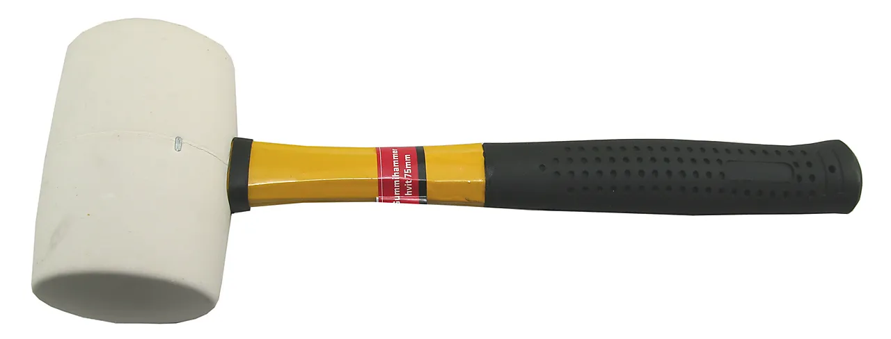 Gummihammer 75 mm hvit Gummihammer 75 mm hvit