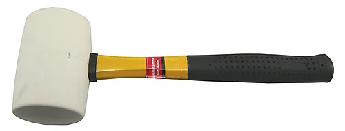 Gummihammer 75 mm hvit