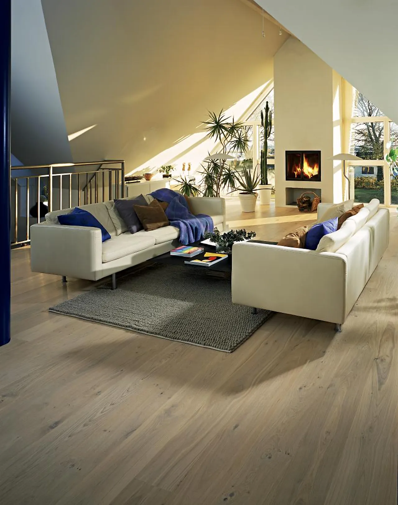 Parkett 15 eik brighton 227 matt 1stav hvit