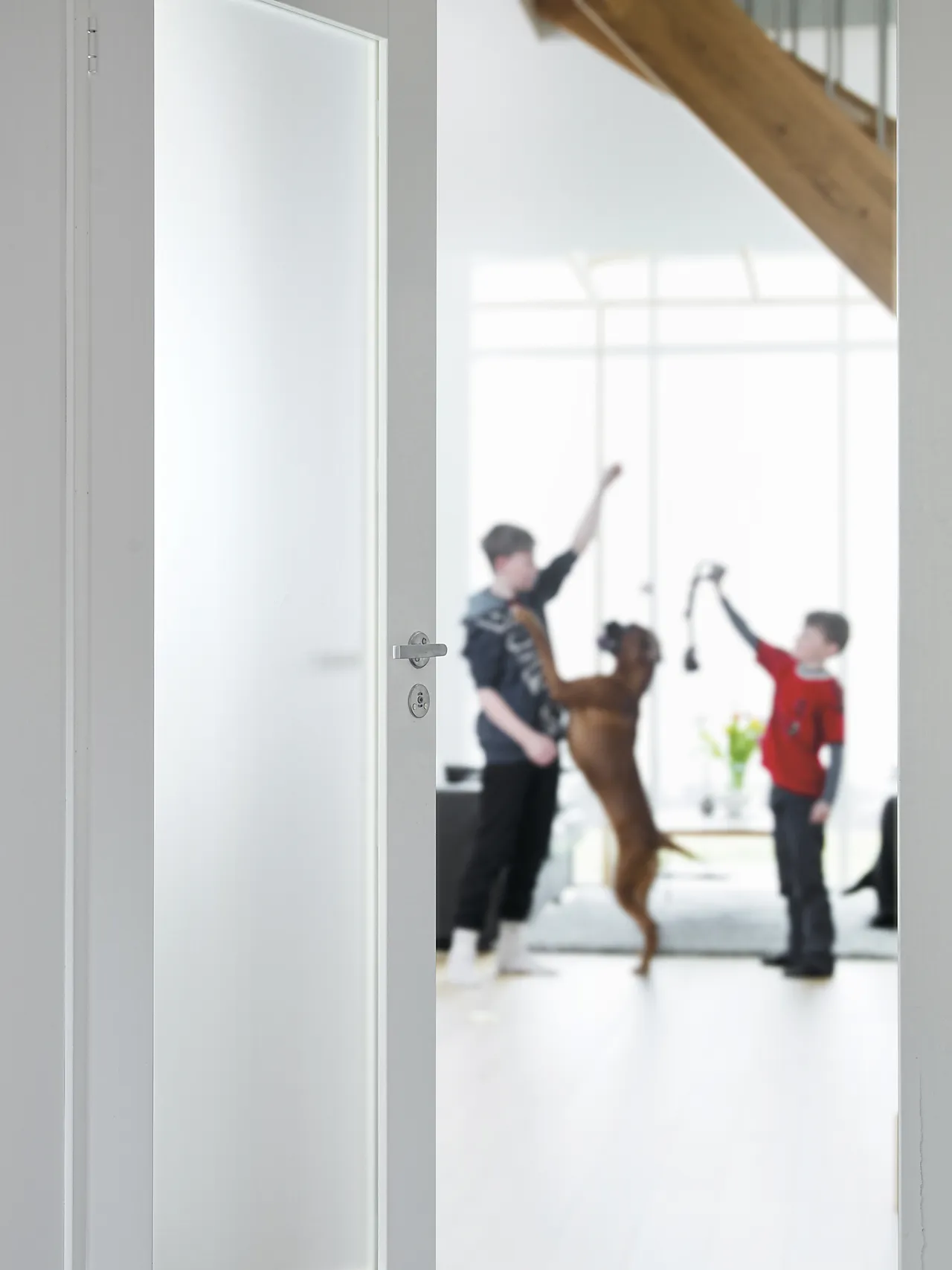 Innerdør Stil 1 klassisk hvit 70x200 cm null - 70x200 cm - 3 - Miniatyr