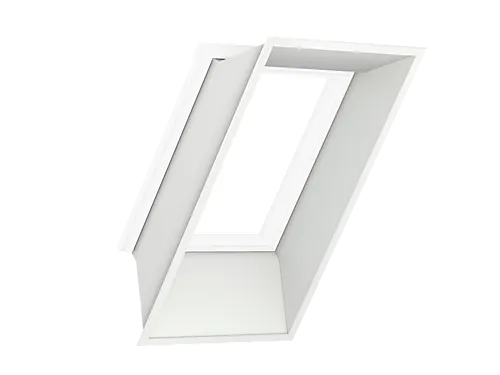 Utforing 94x160 cm 400 mm hvit pvc inkludert dampsperrekrave