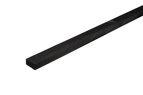 K-virke justert furu setersvart 48 x 98 mm