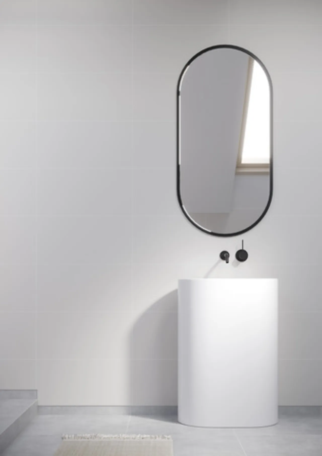 Baderomspanel 2090LM6030 light grey null - 60x30 - 2 - Miniatyr