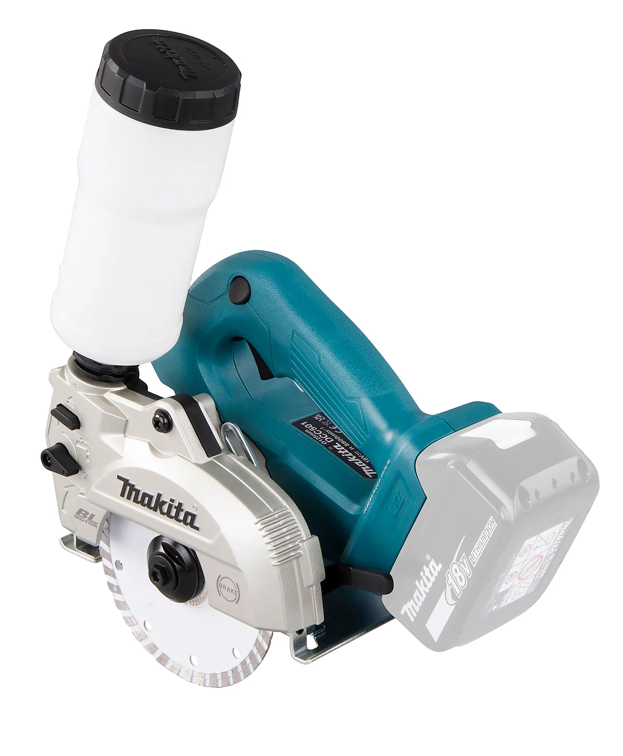 Diamantsag 18V Ø125 mm med vanntank null - null - 2 - Miniatyr