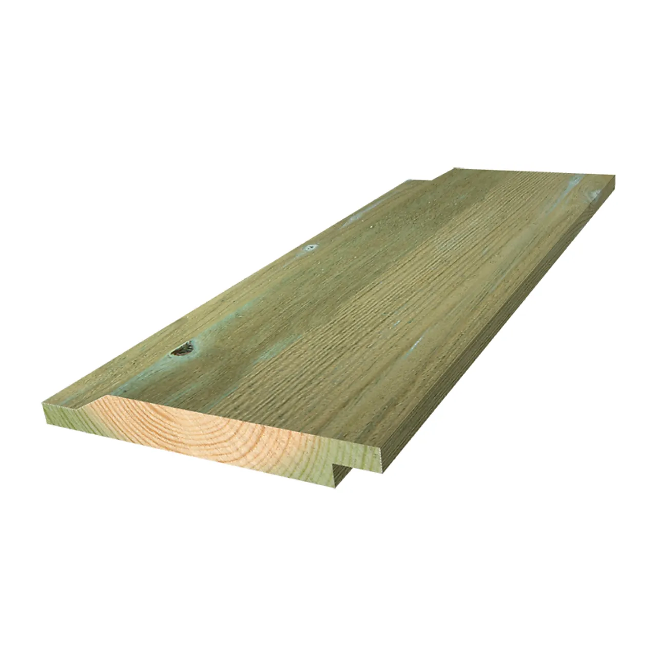 Dobbeltfalset kledning 28° 19x148 mm impregnert furu null - null - 2 - Miniatyr