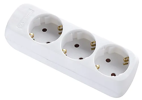 Grenkontakt m/ 3 uttak 1,5 meter 1 mm