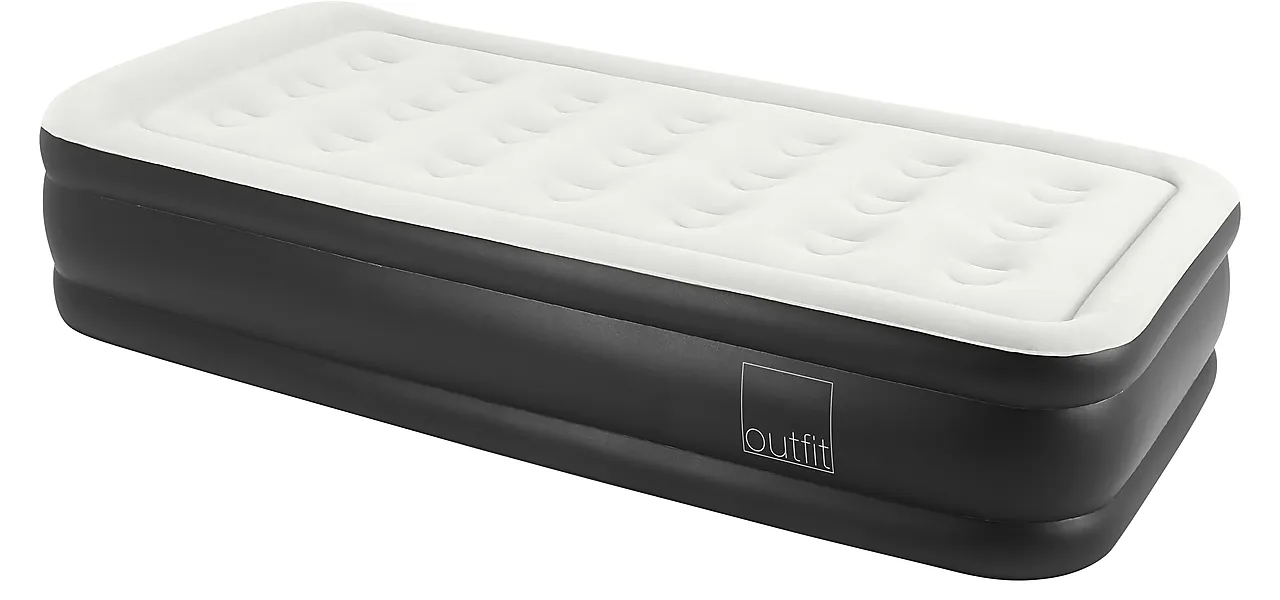 Luftmadrass enkel m/pumpe pvc