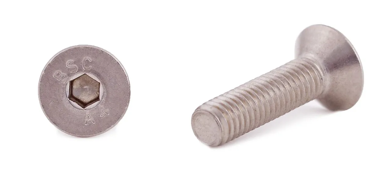 Skrue inv 6kt se a4 m10x60 a25 din 7991 ann