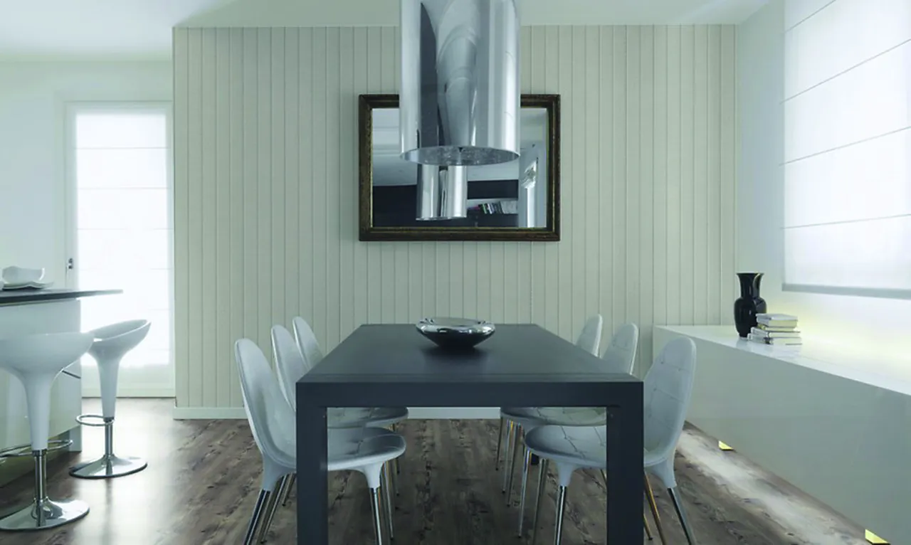 Smartpanel Vegg struktur V-fas 4 bord Bomull null - null - 2 - Miniatyr