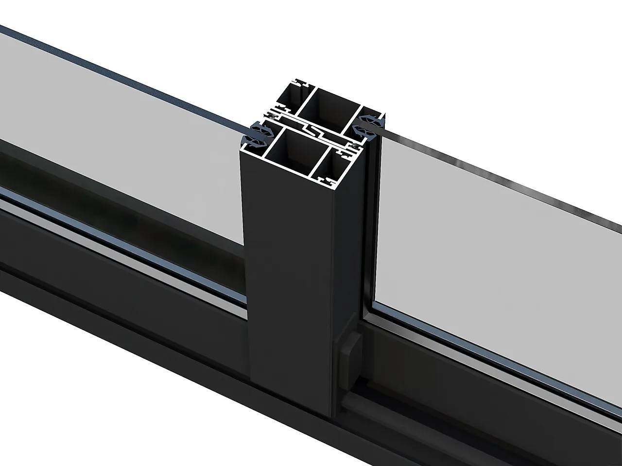 Skyvedør 2 dørblad enkelt glass høyre 160x200 cm null - 160x200 cm - 3 - Miniatyr