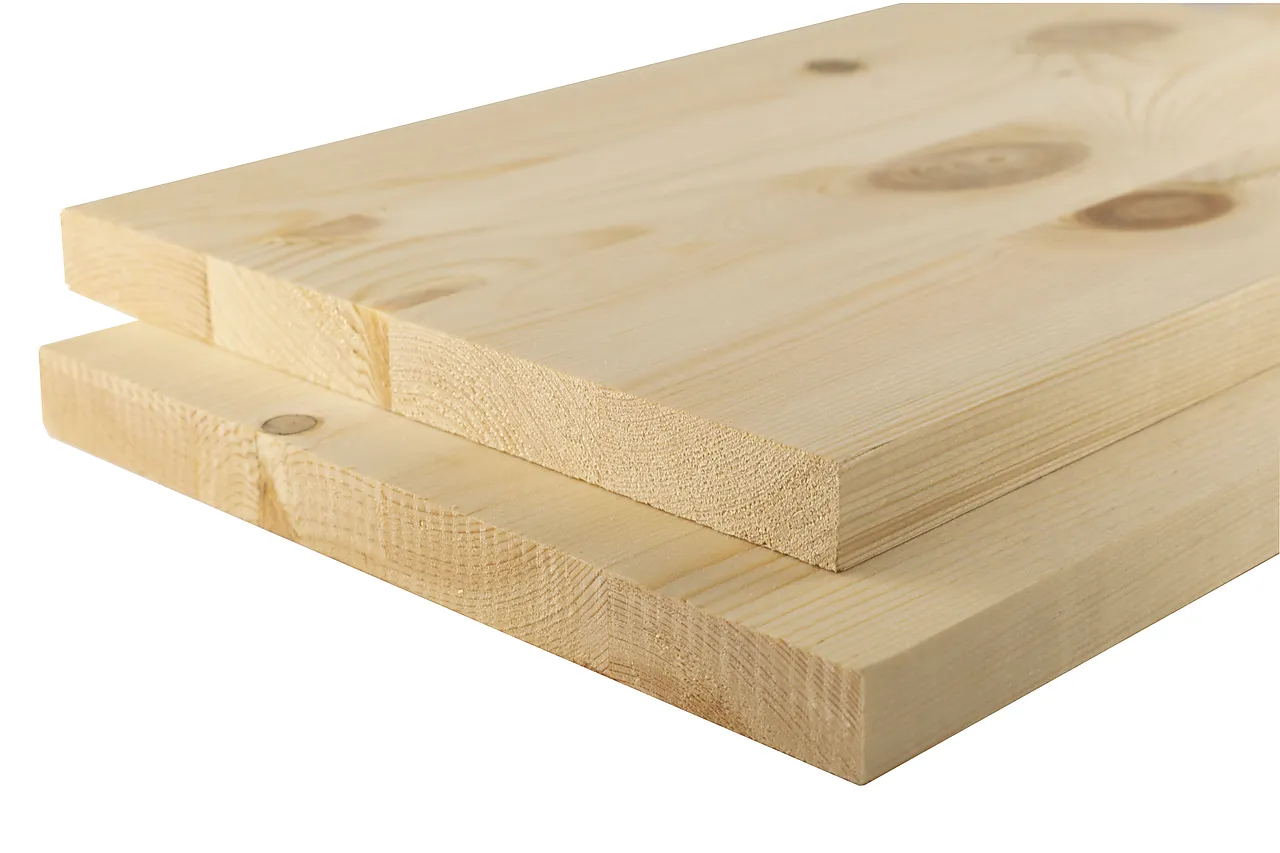 Hobbyplate  ubehandlet furu 18x300x2400 mm null - null - 3 - Miniatyr