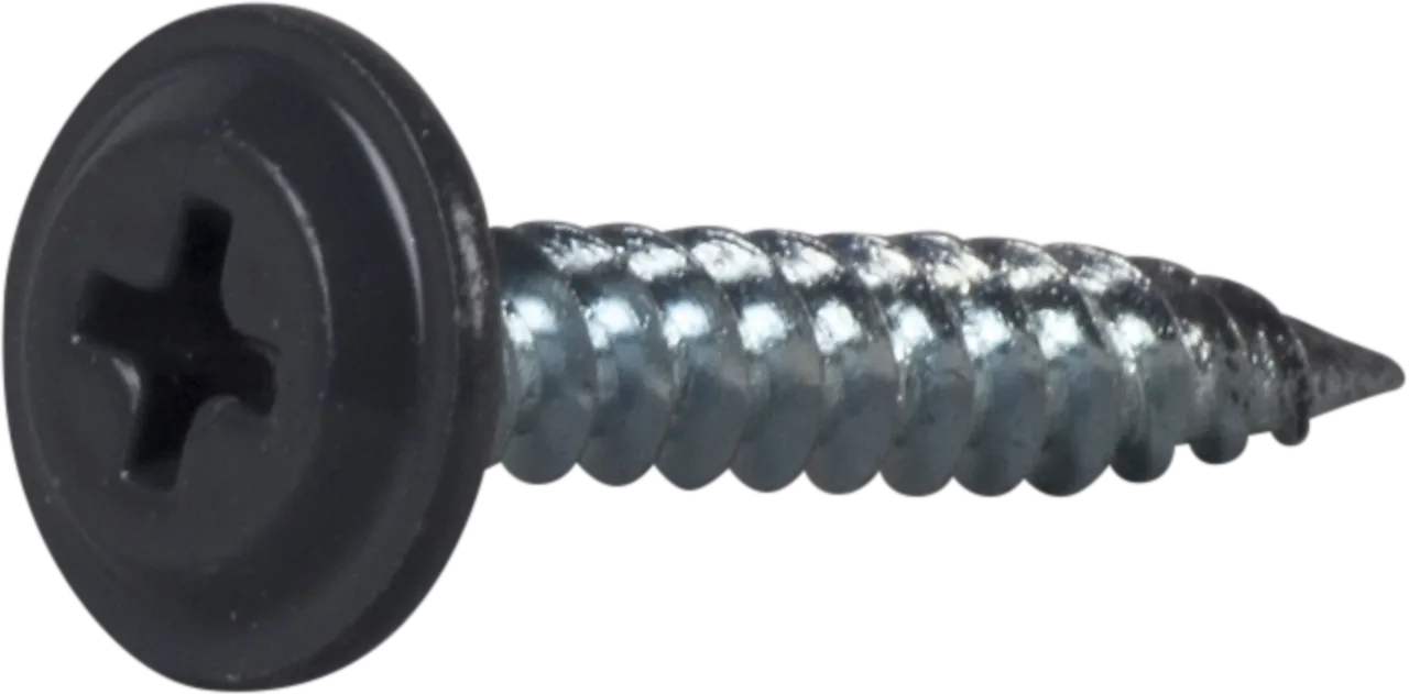 Montasjeskrue grå 4,2x25 fzb -250 skarp spiss ral 7024 blankforsinket