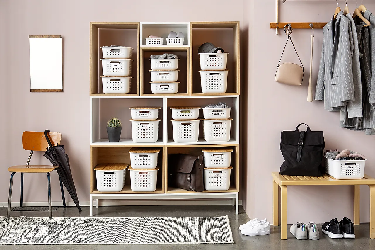 Bambuslokk til kurv med luftehull 37x28x1 cm null - null - 3 - Miniatyr