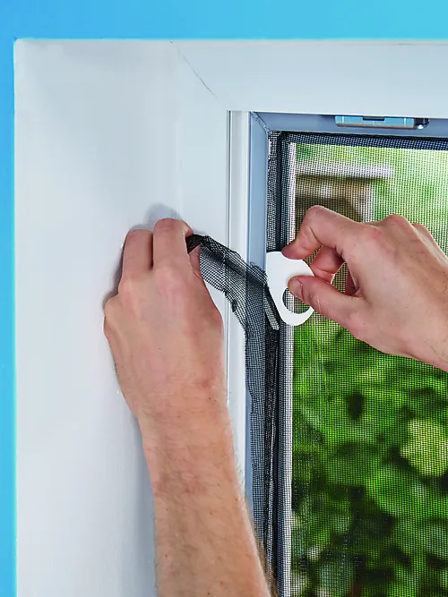 Insektsnett til dør grå 1,2 x 2,20 m