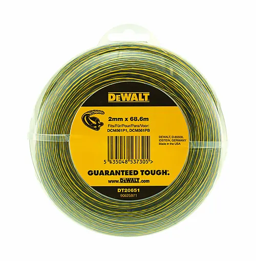 Trimmertråd uten spole 2 mm x 68,6 meter