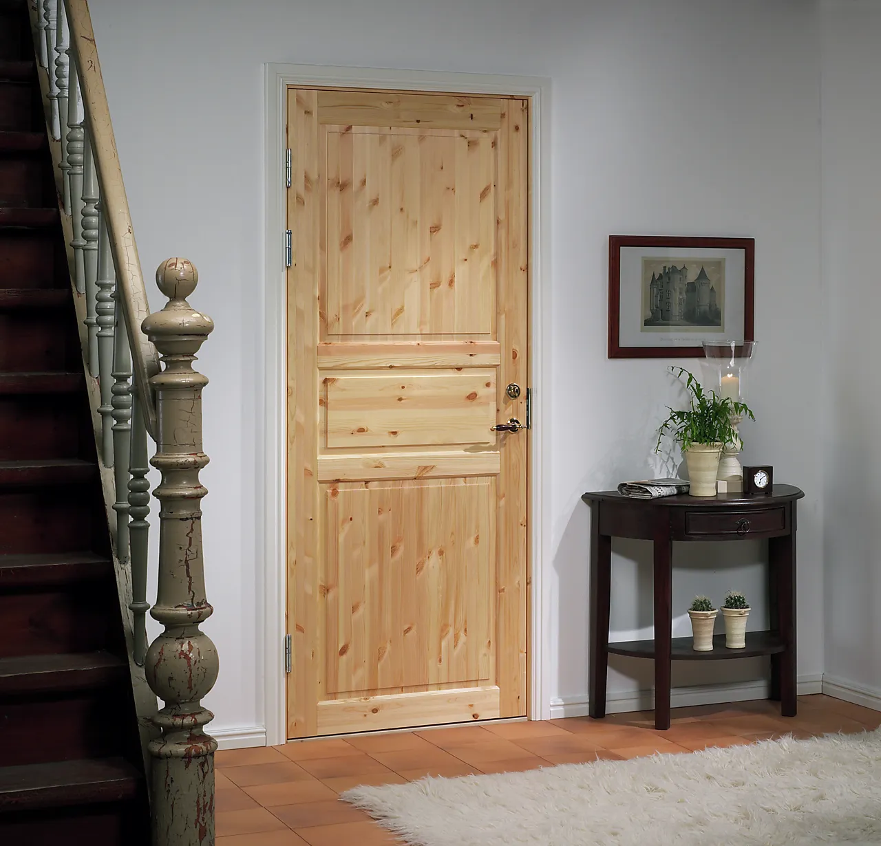 Dørbl tradition 03 10x20 ubh furu tett heltredør 3 speil