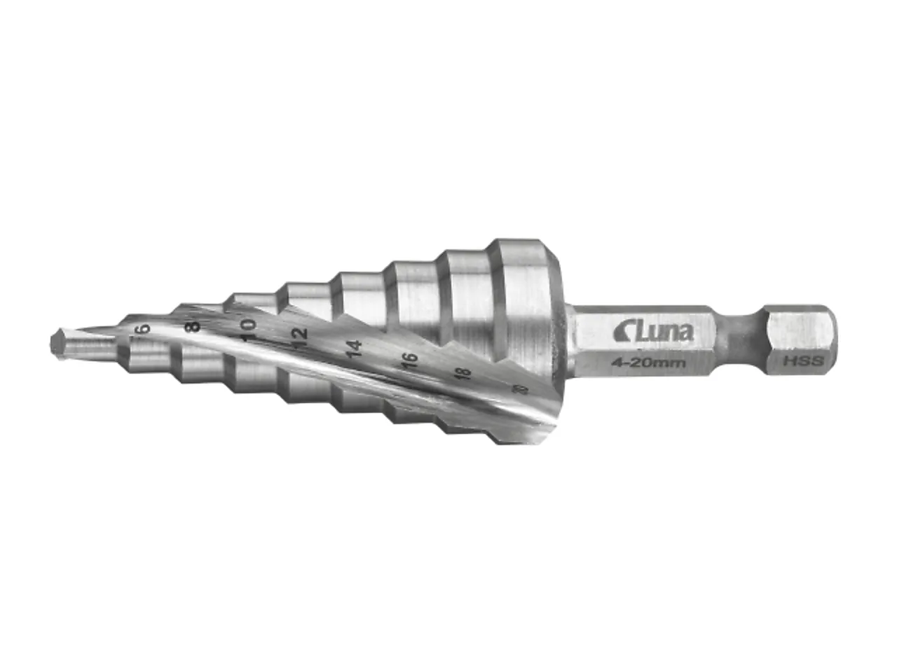 Stegbor 4-20mm 9 trinn Stegbor 4-20mm 9 trinn