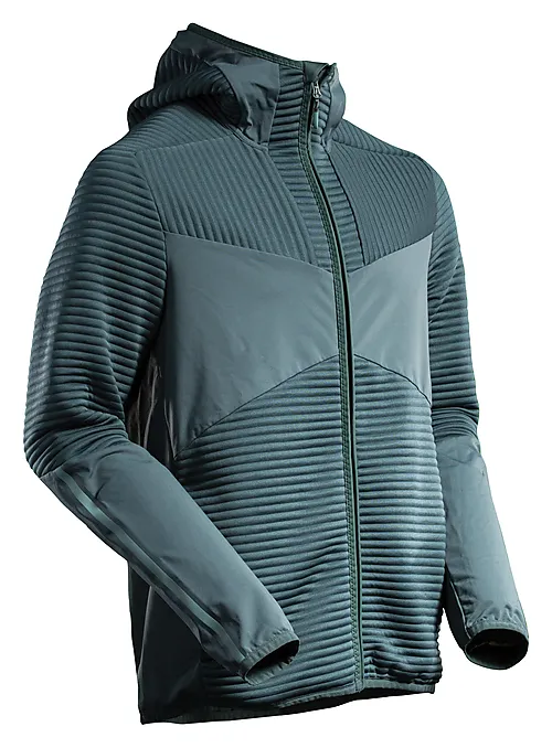Jakke 22603 skogsgrønn 3xl med hette