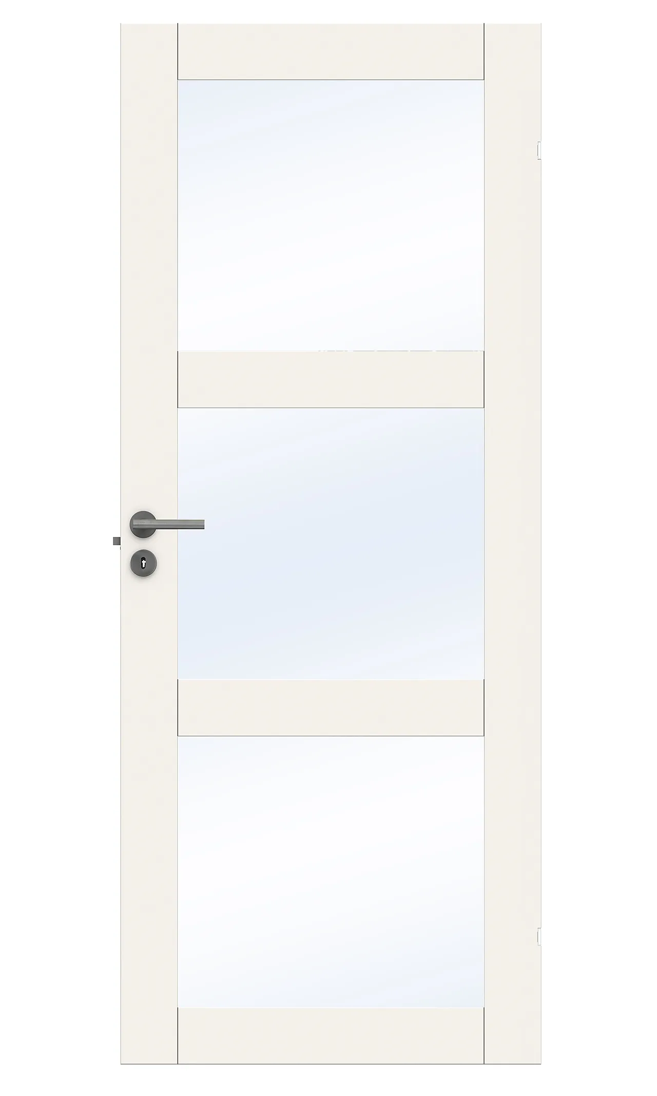 Dørbl unique gw03l 7x21 hvit glassdør 4mm herdet glass Dørbl unique gw03l 7x21 hvit glassdør 4mm herdet glass