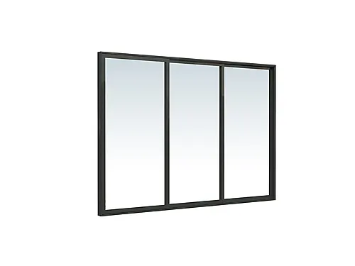 Skyvedør 3 dørblad isoglass høyre 240x200 cm