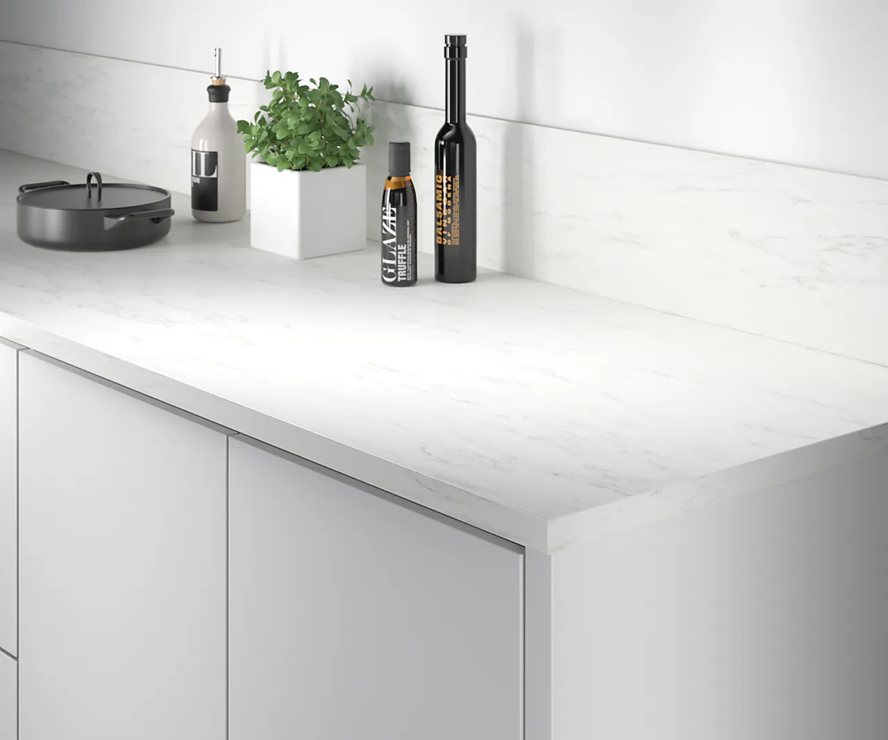 Fibo benkeplate laminat marble white