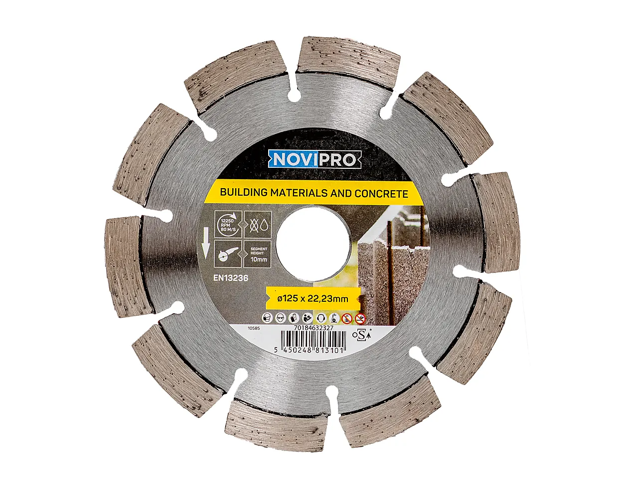 Diamantblad laser 125x22,23 mm