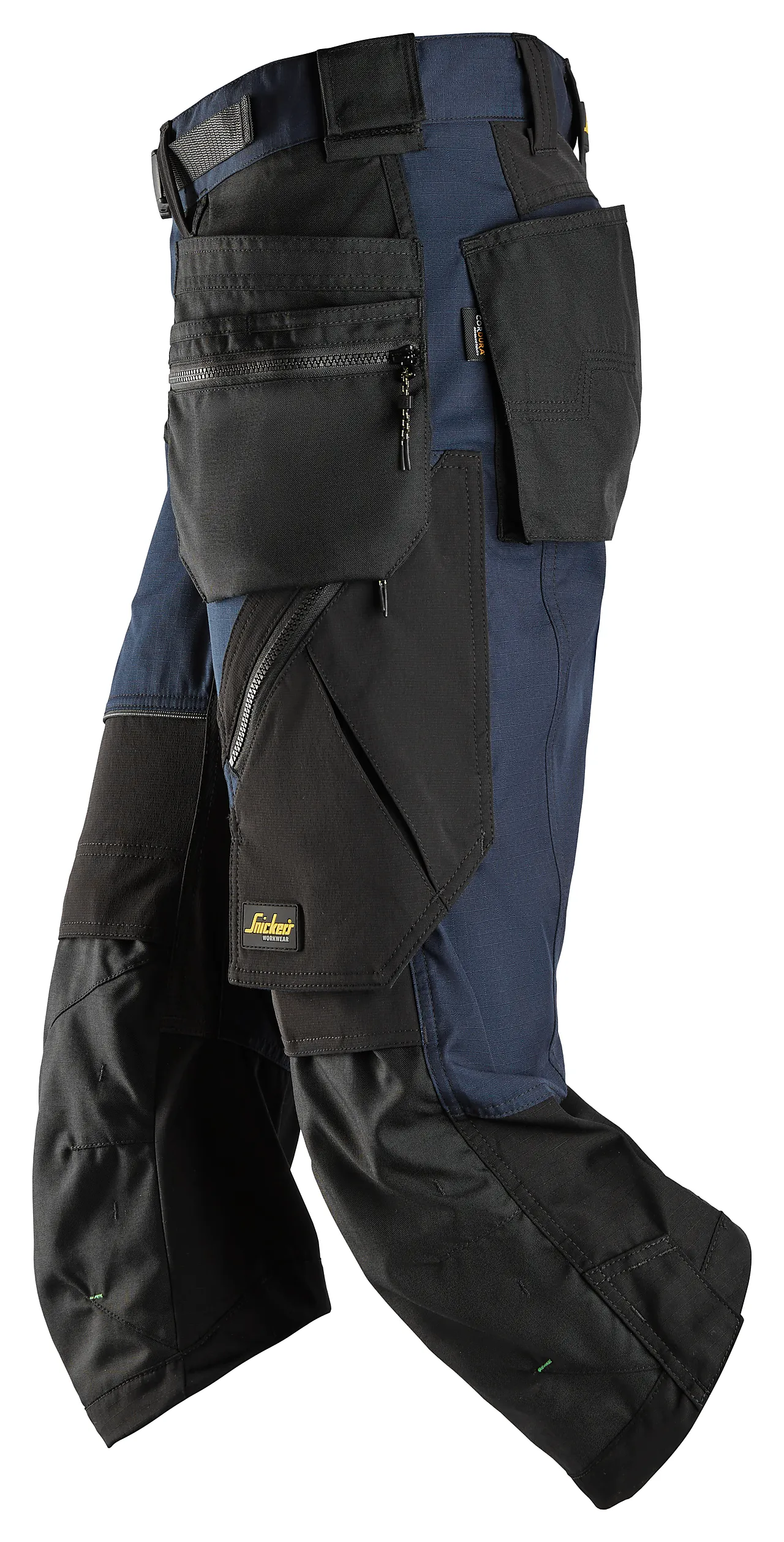 Snickers piratbukse 6905 HP mørkeblå/sort str 50 FlexiWork+ null - null - 3 - Miniatyr