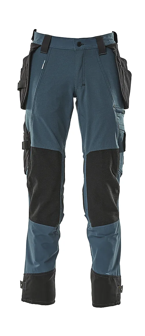Bukse advanced 17031 petrol 82c48 avtakbare hengelommer, stretch
