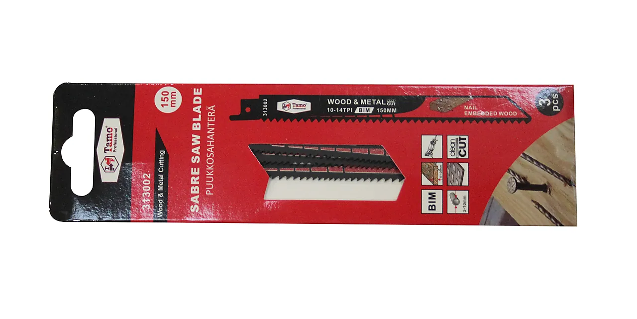 Sagblad sabel 10-14 tenner 150 mm null - null - 2 - Miniatyr