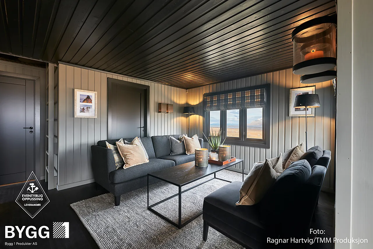 Innerdør Stil 1 svart 90x210 cm