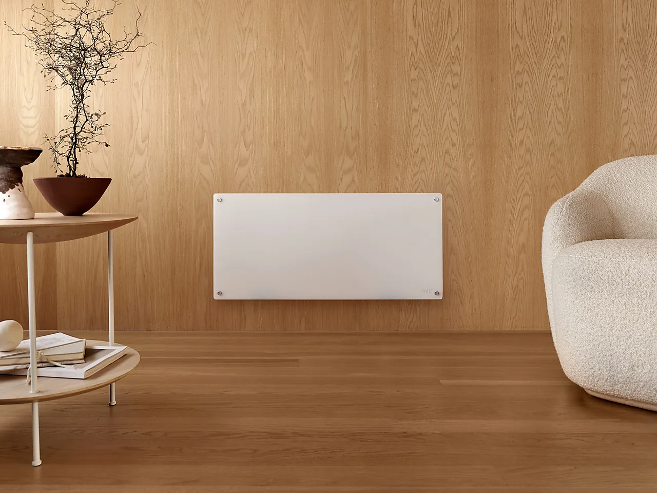 Mill panelovn WiFi Gen 4 glass 1000W hvit null - null - 2 - Miniatyr