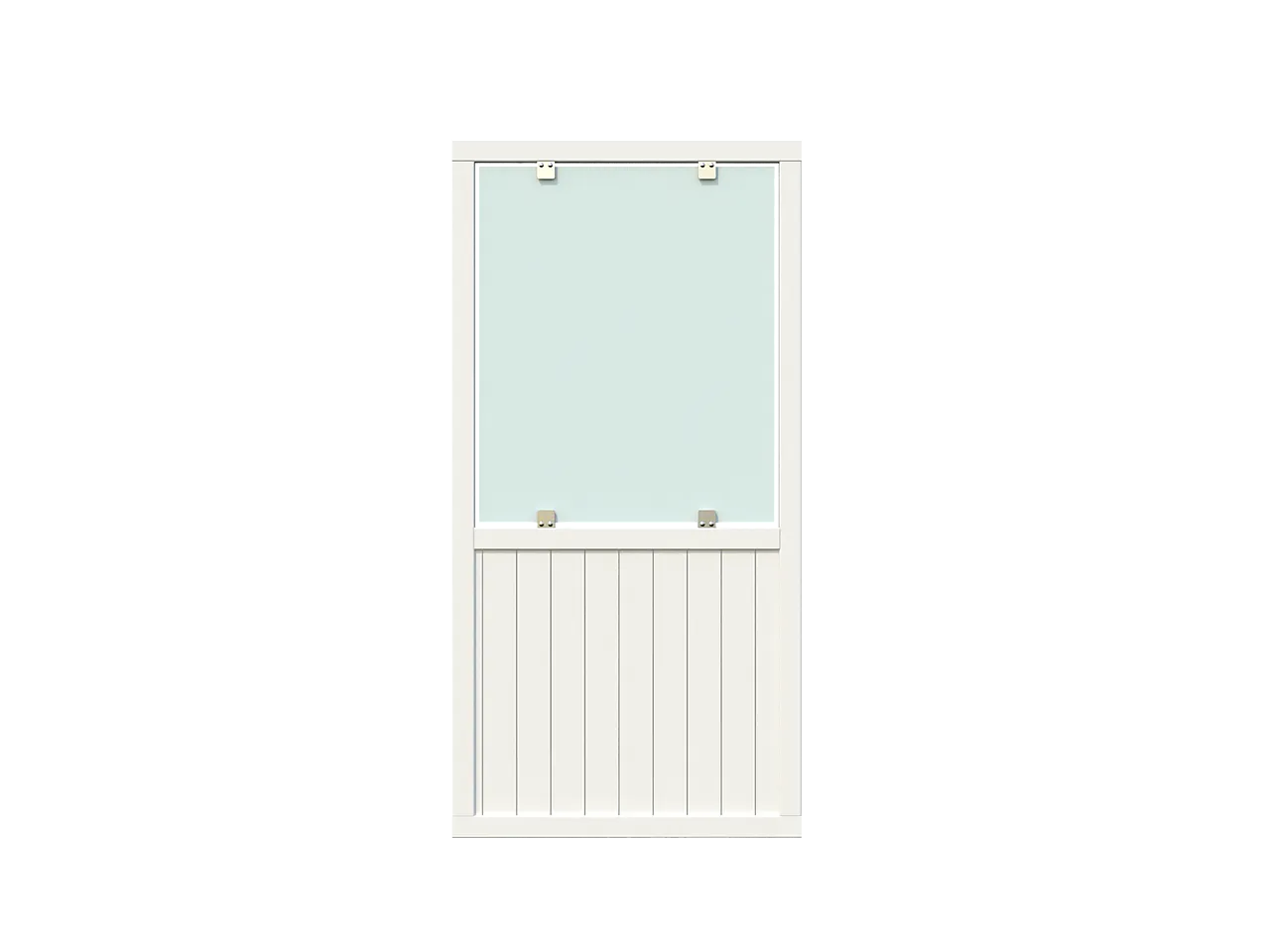 Levegg JANET2 90x180 cm med glass hvitmalt RAL 9016 Levegg JANET2 90x180 cm med glass hvitmalt RAL 9016
