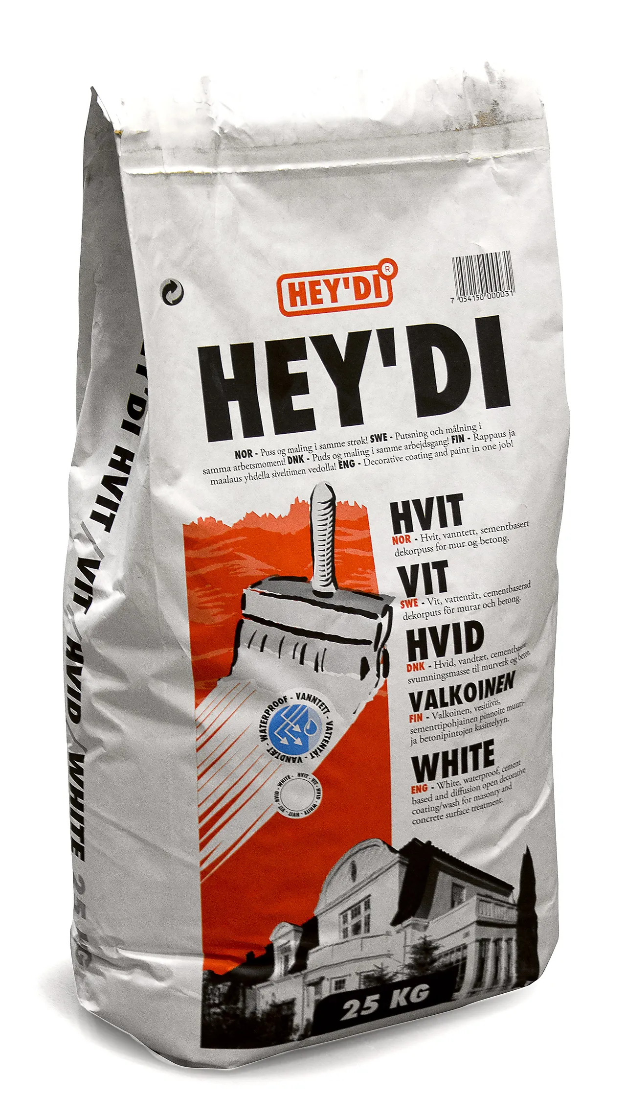 Slemming hvit 25 kg Slemming hvit 25 kg