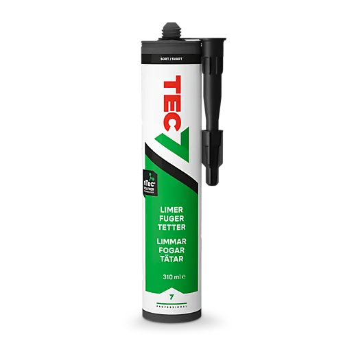 Tec7 fugemasse sort 310 ml