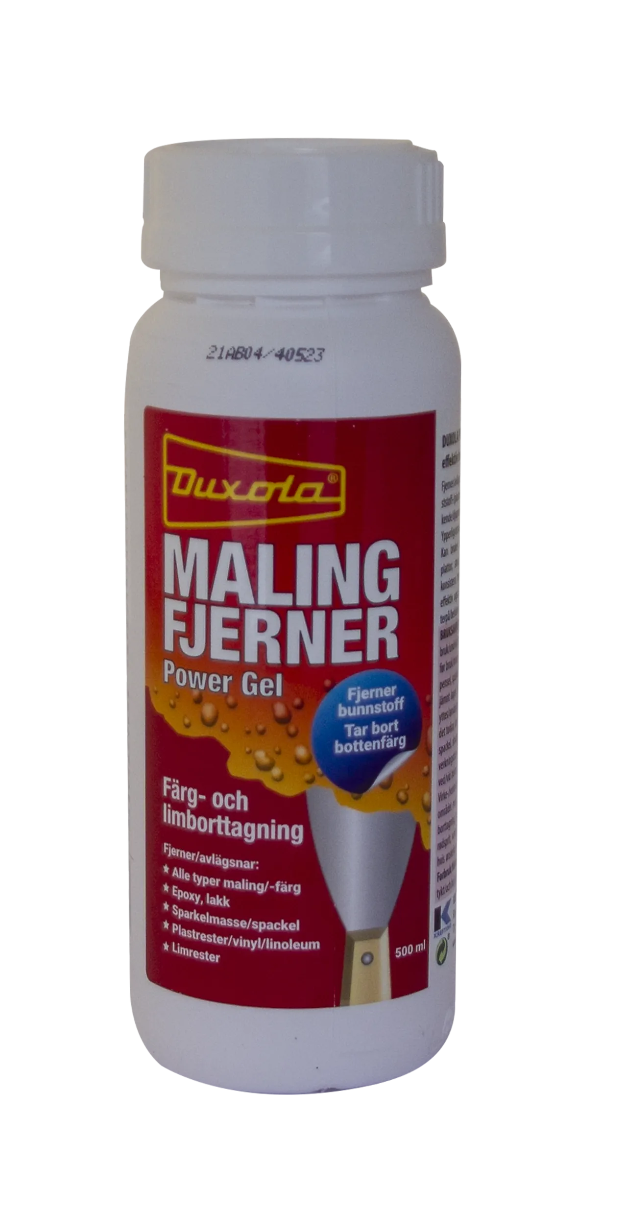 Malingsfjerner power gel 500 ml
