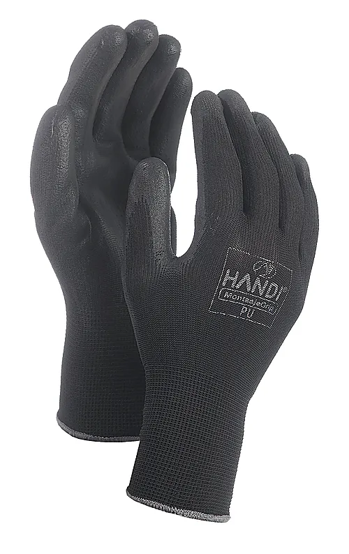 Hanske montasje poly 10 2387 handi montasje hanske polyuretan str 10