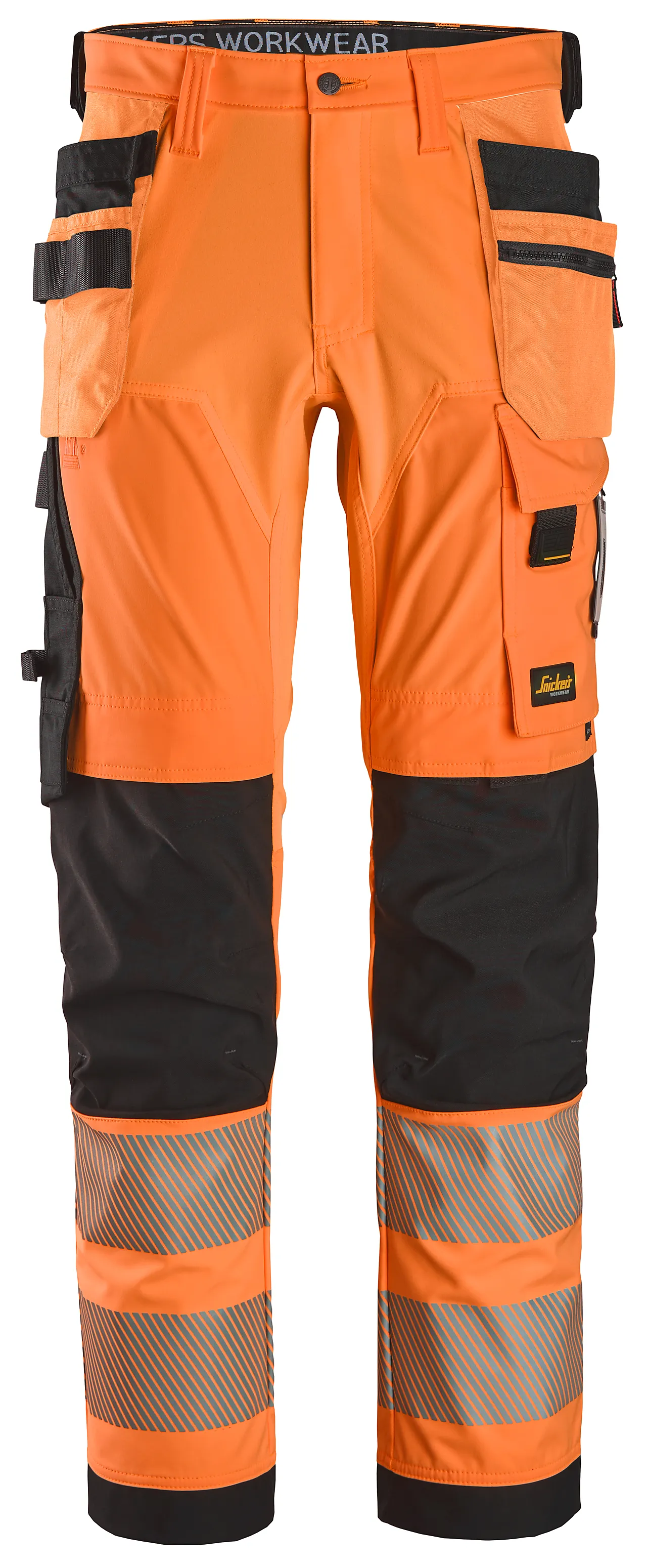 Snickers Workwear Arbeidsbukse 6232 Oransje/Sort 52 null - null - 3 - Miniatyr