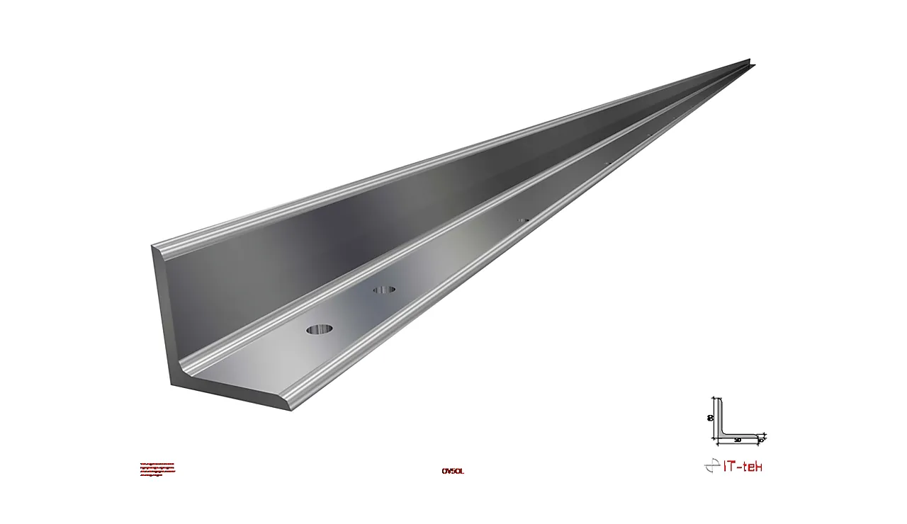 Garda sikring hjørne/endestolpe L50 2000 mm