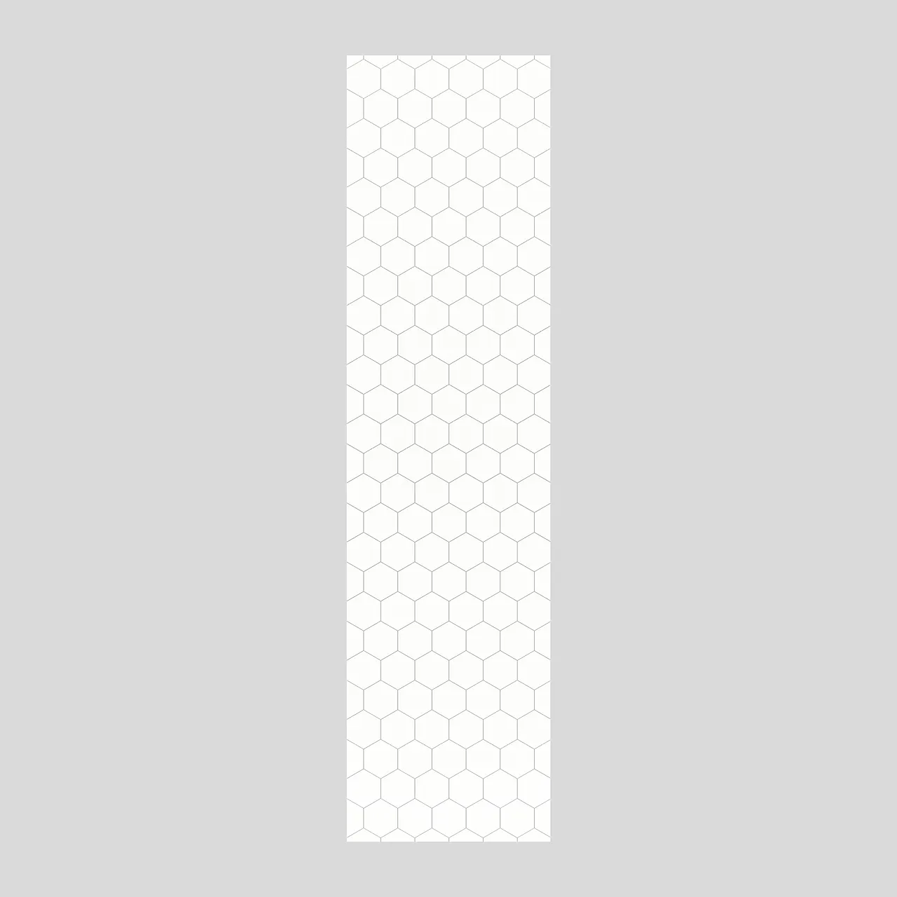 Fibo Baderomsplate 2094M71 White Hexagon 10x620x2400mm null - null - 3 - Miniatyr