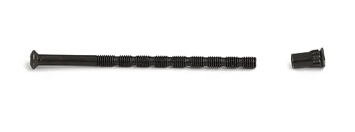 Kappeskruesett M5x90 mm sort messing