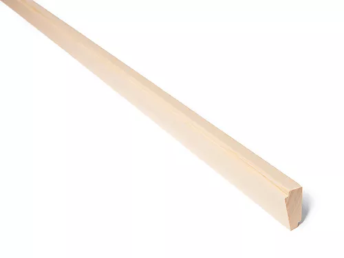 Taklist dobbeltskygge 21x45 mm ubehandlet furu