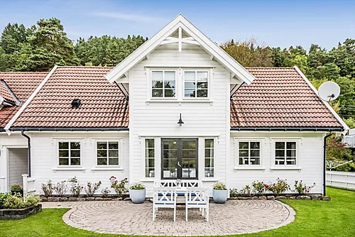 Vindusknekt-/kloss 503M 140x95x45 mm hvitmalt