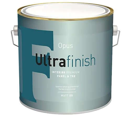 Oljemaling glansgrad 5 hvit 2,7 liter
