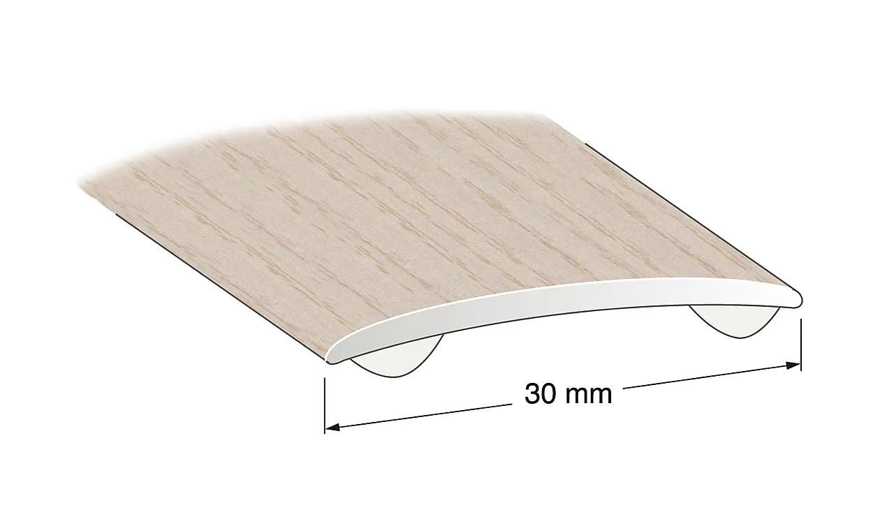 Duri skjøtelist 30 mm x 1m hvitkalk eik selvklebende