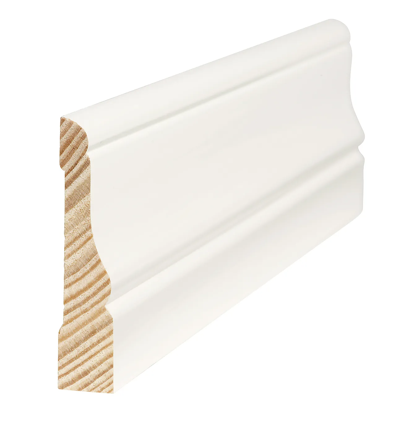 Kombilist furu klassisk hvit S0500-N 15x70x4400 mm Kombilist furu klassisk hvit S0500-N 15x70x4400 mm