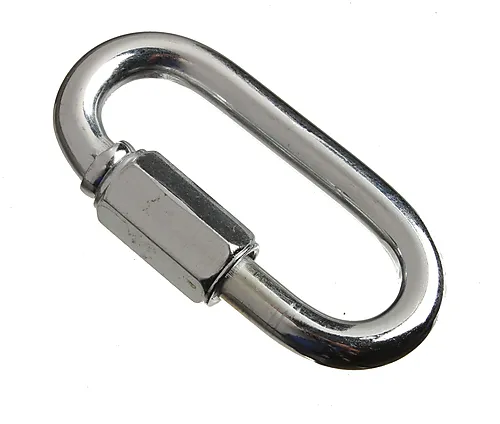Skrueledd quick link 8 mm 2 stk blå