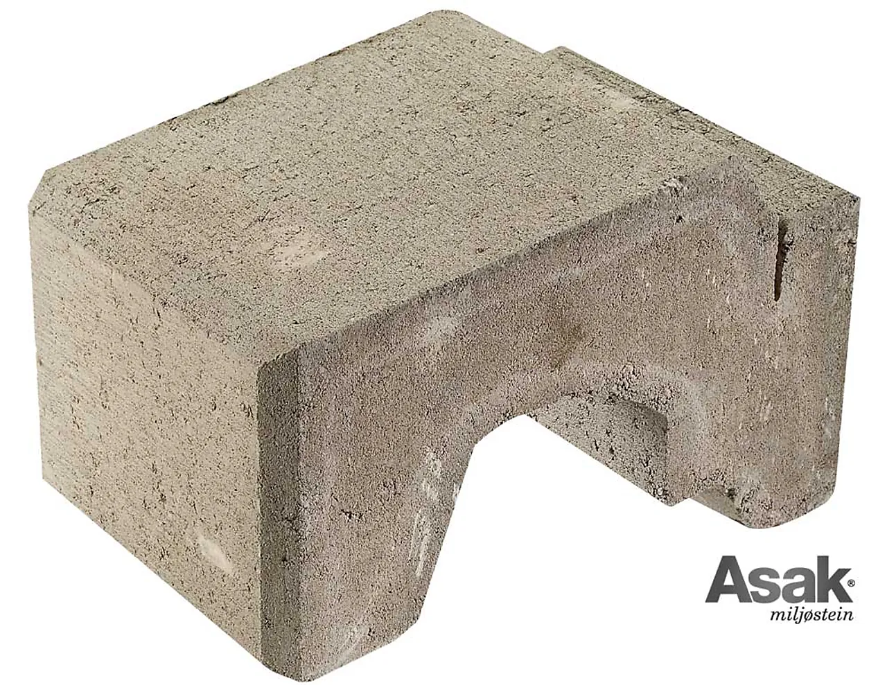 Støttemur mini 1/1 grå 25x34x17 cm Støttemur mini 1/1 grå 25x34x17 cm