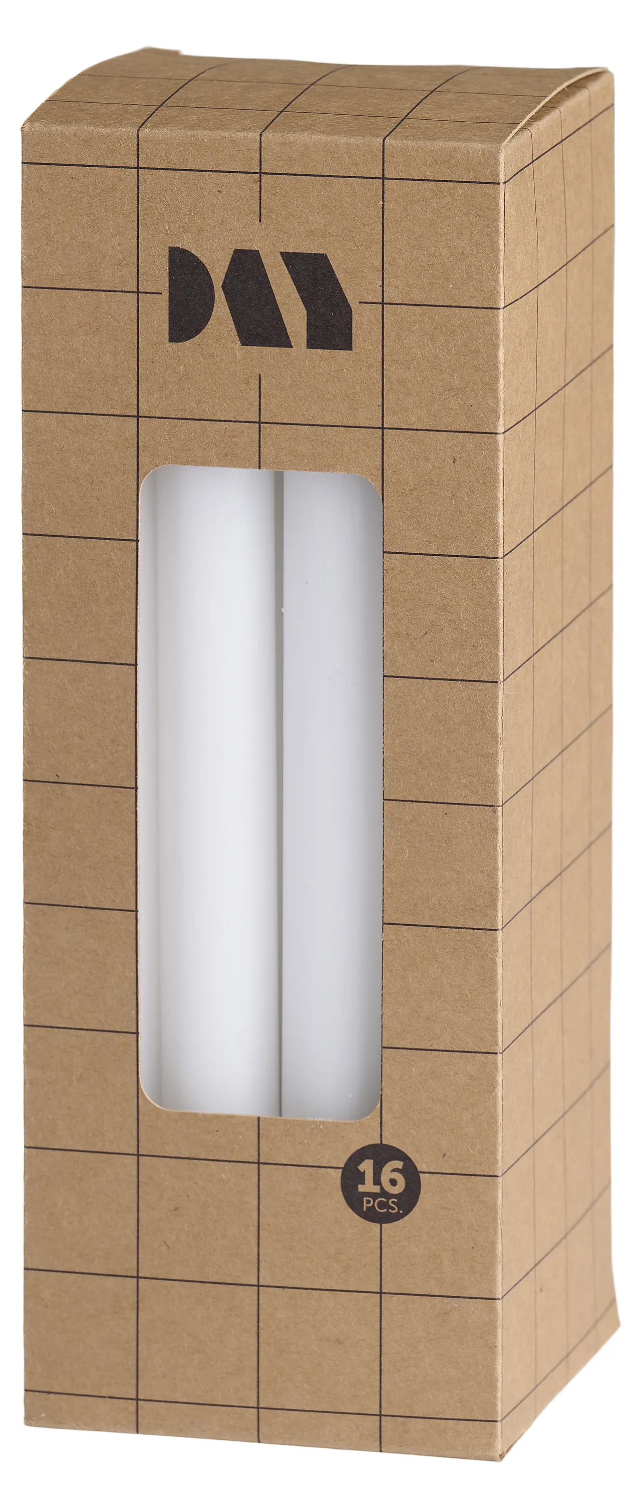 Kronelys Day H24cm 16 stk null - null - 2 - Miniatyr