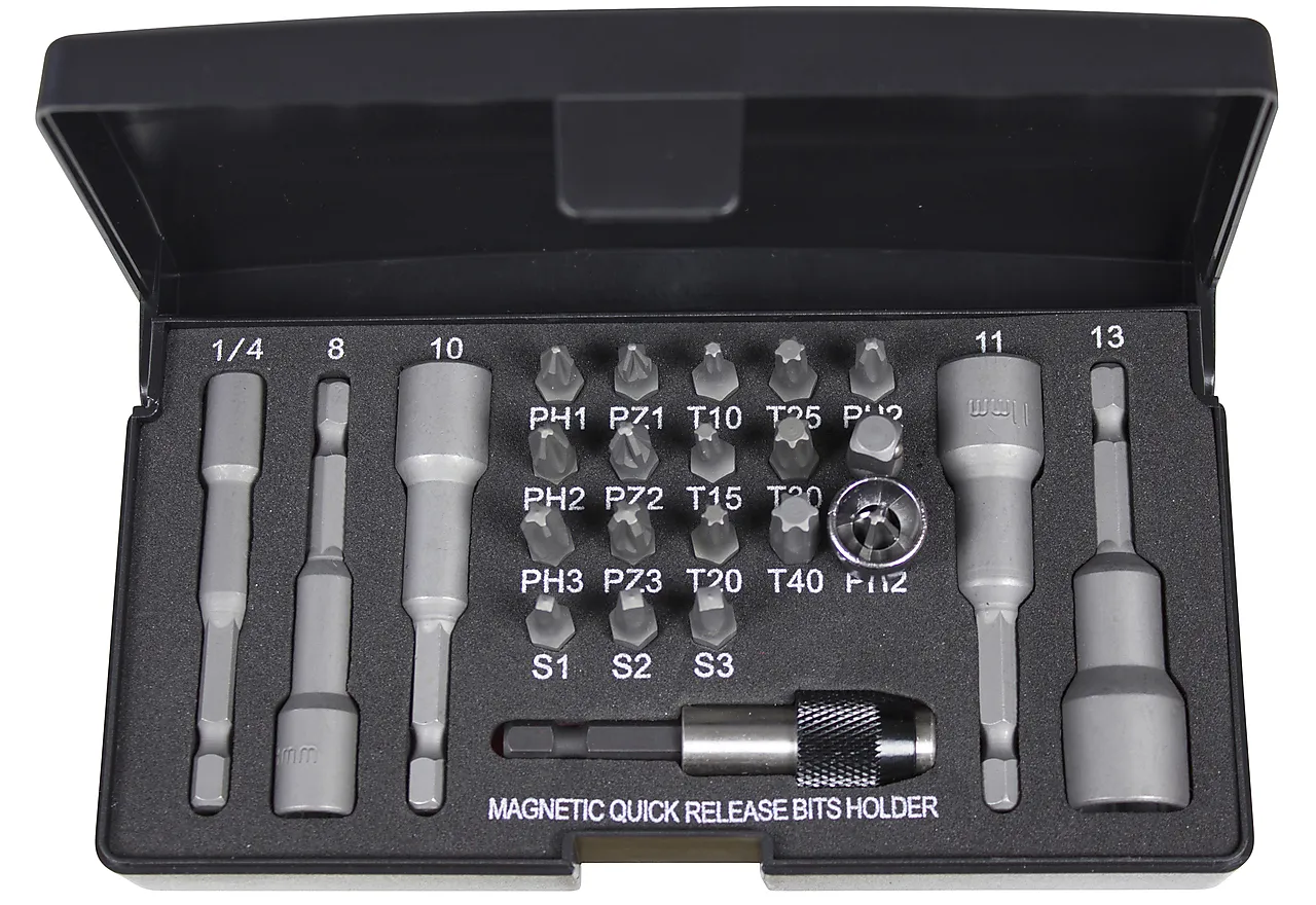 Bitsett t-b024 24 deler/1 set tecos Bitsett t-b024 24 deler/1 set tecos